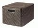 Rattan hats manyag fedeles doboz 442x332x236 mm sttbarna