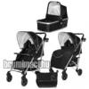 Bertoni Lorelli Moon 2 in 1 multifunkcis babakocsi Black
