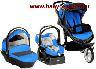 Chicco Trio S3 Black Auto fix babakocsi