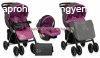 Bertoni Rio Travel System babakocsi Gray Violet Strolle