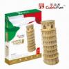 3d puzzle nagy Leaning Tower of Pisa, 12*12*29,5 cm, 30 db-os