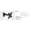 SUNNE Monitor TV fali konzol 10 32 LCD A502K dnthet forgathat faltv 100 330mm max VESA200x200mm max 30kg