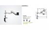 SUNNE Monitor asztali konzol 13 24 LCD PRO1L dnth forgath magll pivot 75 100 max 2x9kg 2 gz karos