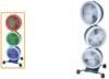 3 x 20 cm lapttmr szablyozhat teljestmny 2 fokozat piros zld kk LED megvilgts fels s kzps ventiltor 120 ban llthat stabil talp fekete 3 v garancia