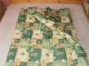 100 Pamut tltet meleg szi tli paplan 140x220 cm extra nagy mretben Zld leveles
