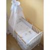 Exclusive gynemgarnitra 4 rszes excluzv garnitra 90x135 takar prna ves rcsvd muszlin baldachinfggny 100 pamut mosgpben moshat mintzatnl fogva