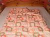 100 pamut tltet dupla ktszemlyes paplan 200x220 cm hsszn kocks rzsaszn