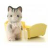 Szrke cica bbi Sylvanian Families