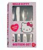 Hello Kitty eveszkz kszlet 4 rszes