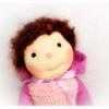 Csppke baba Baba mama gyerek Jtk Baba babahz Jtkfigura Baba s bbkszts Varrs Waldorf jelleg aprsg Mosolygs arca kzzel hmzett rzsaszn kttt ruhja levehet Ha fzik Meska