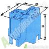 Rel csatlakoz aljzat 12 184 6 3mm
