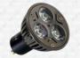 Icon BRONS GU10 LED izz 1x3 W meleg fehr Mret tmr 50 56mm Foglalat GU10 Sznhmrskl