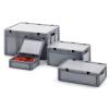 3873 EURO manyag trol doboz 400x300x320 mm fedllel