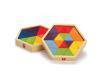 Geometriai formk szivacs puzzle