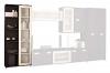 Delta veges, polcos elem - 80-as, wenge-beige