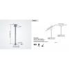 SUNNE PRO11 Projektor mennyezeti konzol dnthet forgathat univerzlis tv 575 820mm max 10kg