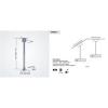 SUNNE PRO11 Projektor mennyezeti konzol dnthet forgathat univerzlis tv 575 820mm max 10kg