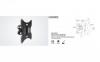 SUNNE Monitor TV fali konzol 10 32 LCD A501K dnthet forgathat faltv 90mm max VESA200x200mm max 30kg