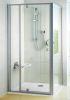 Pivot PPS 80 fix oldalfal szatn kerettel transparent edzett biztonsgiveg betttel