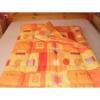 Dupla paplan gynem huzat csak a paplanra 200x220 cm divatos narancssrga