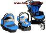 Chicco Trio S3 Black Auto fix babakocsi