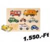 Goki 8 jrm fogantys fa kirak baba puzzle