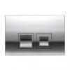 GEBERIT Delta 50 nyomlap 2 vzmennyisg fnyes krm UP100 BASIC tartlyhoz 115 135 21 1