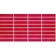 Unicer Mosaico Fashion Rojo 20x40 fali csempe
