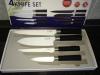 PETERHOF Rozsdamentes acl tapadsmentes kermia bevonat az anyaga 1 db Santoku ks 17 5 4 4 cm 1 darab szeletel ks 21 2 8 cm 1 darab filz ks 15 8 2 6 cm 1 darab hmoz darabol ks 9 5 2 cm Tisz