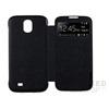 Anymode Single View Brsw000Kbk Samsung GT i9500 Galaxy S4 oldalra nyl tok fekete