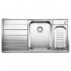 BLANCOAXIS II 6S iF mosogattlca rozsdamentes acl 100cm ra 257 900 dugkiemelvel veg vglappal acl gymlcsmosval