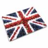 Vgdeszka mints konyhai vglap edzett veg Union jack 40 x 30 cm