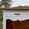 Rusztikus tlalszekrny Btor Dekorci Szekrny Fenyfbl kszlt kt fiokos polcos 90x40 cm alapterlet 1 mter magas tlalszekrny Szne k Meska