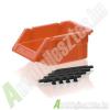 Sorolhat trol lda narancssrga szn Handy Tools 10981OR 4 db manyag tartrddal egymsra illeszthet sorolhat