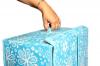 Baby Blue Flowers Kreatv Troldoboz Egy Rekeszes Tpzras