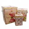 Les Fleurs vintage doboz szett