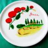 Pizzs tnyr Dekorci Konyhafelszerels Otthon lakberendezs Tlca Festett trgyak Festszet Sajt kezleg festett kszen vett nagyon j minsg fehr porceln tnyr Stben 170 fokon kige Meska
