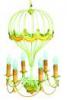 Vintage lgballon csillr hat gvel vas 38x62 cm