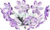 Mennyezeti lmpa krm akril virg 3xE14 40W Purple 5142 Globo Lighting GLO5142