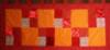 Vrs narancs patchwork falvd