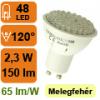 LifeLight 48 ledes melegfehr 120 led lmpa