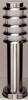 Kerti lllmpa 1x 40W E27 1100mm inox Stelo