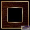 Egyes keret wenge gold FEDE villanykapcsol