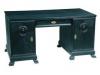 Feny alapon tlgy bortssal feketre pcolva feljtott knyvszekrny 232 x 62 x 200 rasztal 158 x 81 x 81 cm