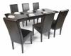 BERTA 6 1 tkezgarnitra WENGE STT BARNA