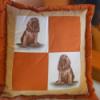Kutys prna Baba mama gyerek Baba mama kellk Gyerekszoba Falvd takar 38x38 cm anyaga vszon tltet szivacs Meska