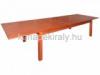 Fm vasalattal nagyobbthat tkezasztal laminlt MDF asztallappal tkezasztal mrete 200x74x100cm 2x50cm rel bvthet szlessg x magassg x mlysg A kpen lthat Calvados vagy Natr Wenge sznb