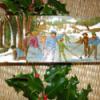 Teafiltertart 4 rekeszes Konyhafelszerels Otthon lakberendezs Troleszkz Doboz Decoupage szalvtatechnika Festett trgyak Szp tli mintval decoupage technikval kszlt dobozka A havas rszek h