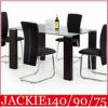 4 szemlyes edzett ngyzetes vegasztallapos design tkezasztal a lbai MDF laminlt fa A kpen lthat szk szkek K74 nem tartozkai a modern ebdl tkez trgyal vagy