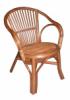 Rattan fotel kerek llappal